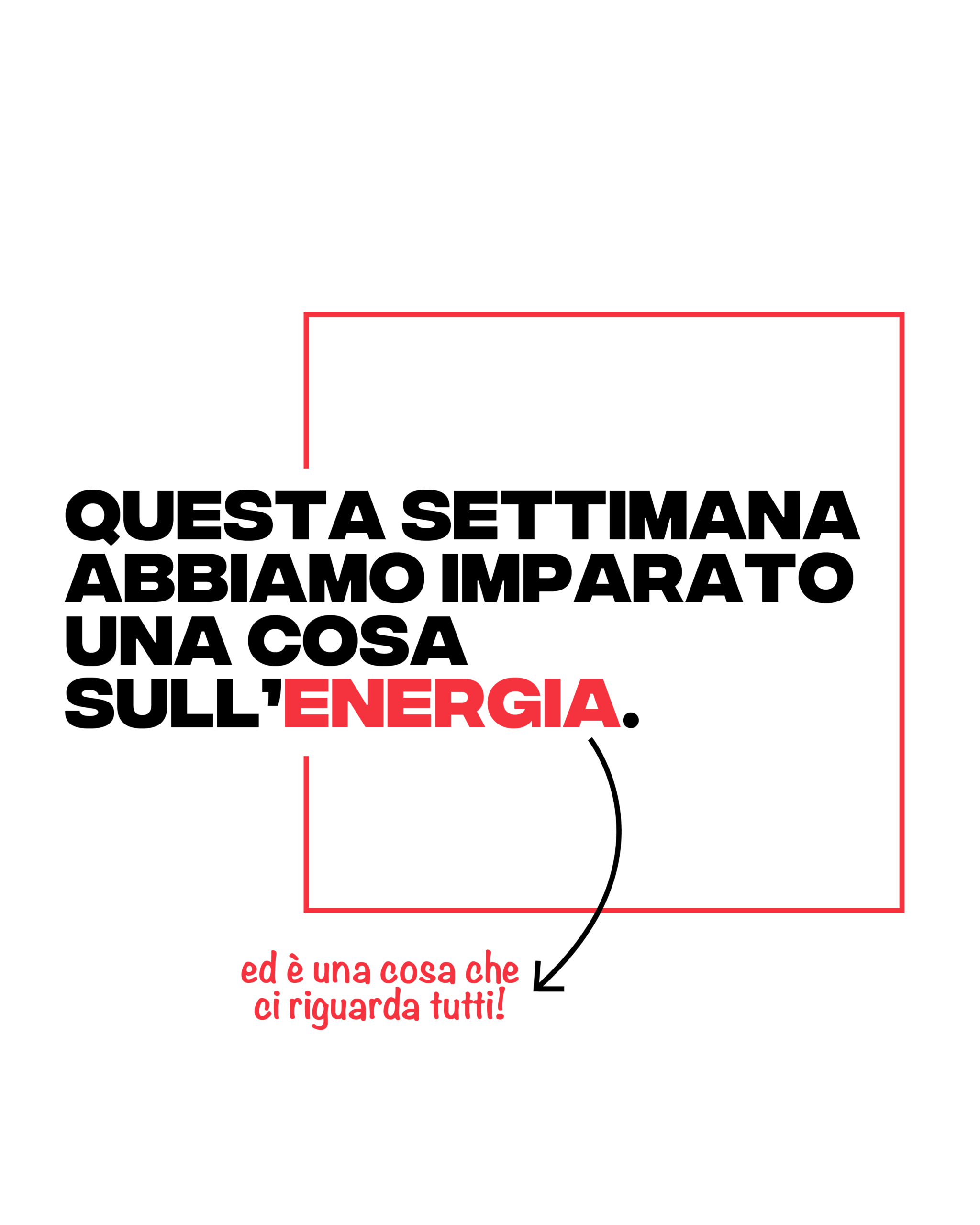 La crisi energetica è tornata in prima pagina 🗞️